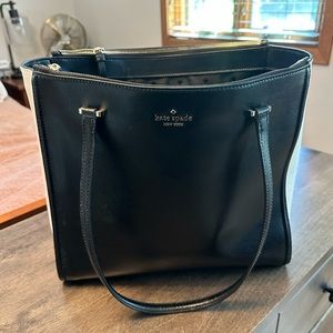 Kate Spade ♠️ black and cream tote
